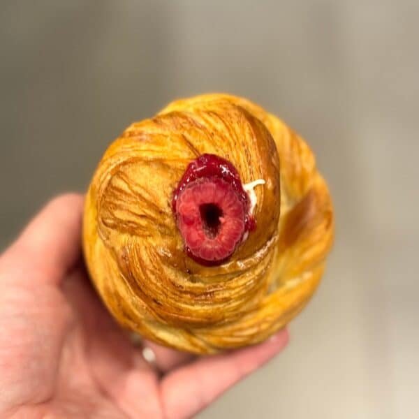 Noeud framboise vanille