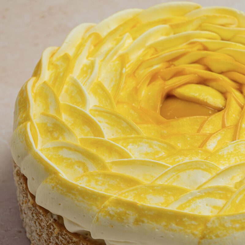 Tarte mangue riz au lait coco