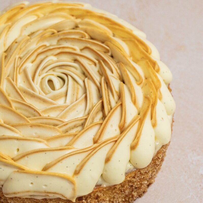 Tarte riz au lait Caramel