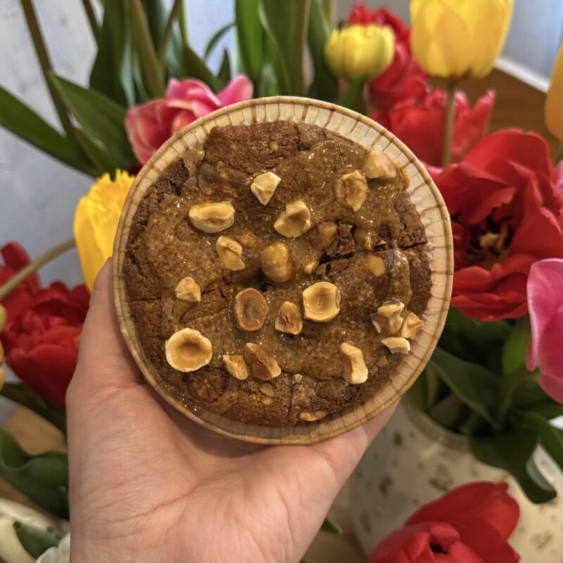 Brownie chocolat noisettes