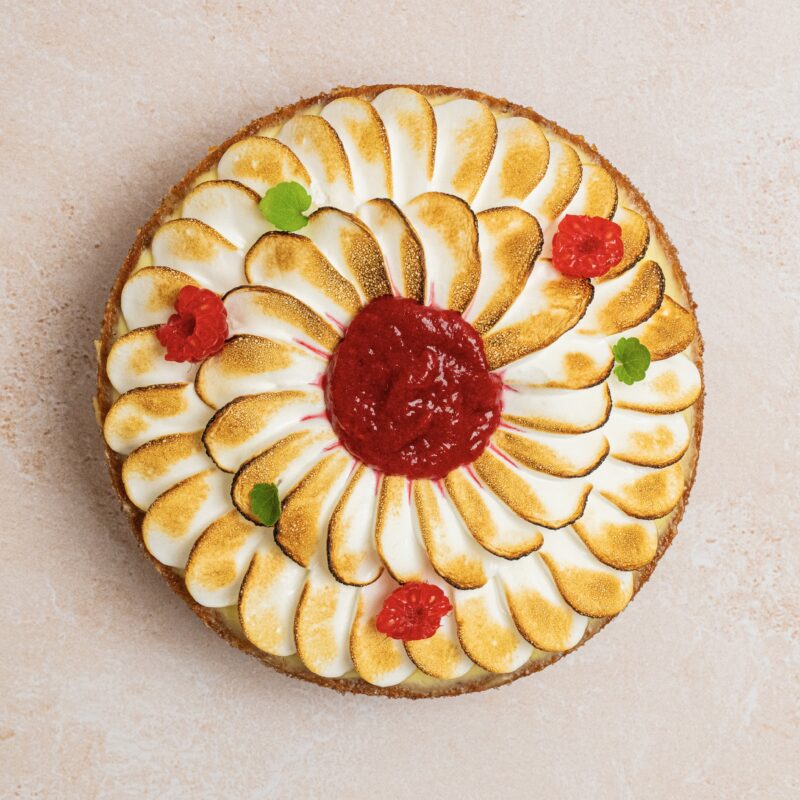 Tarte citron framboises (à partir du 25/04)