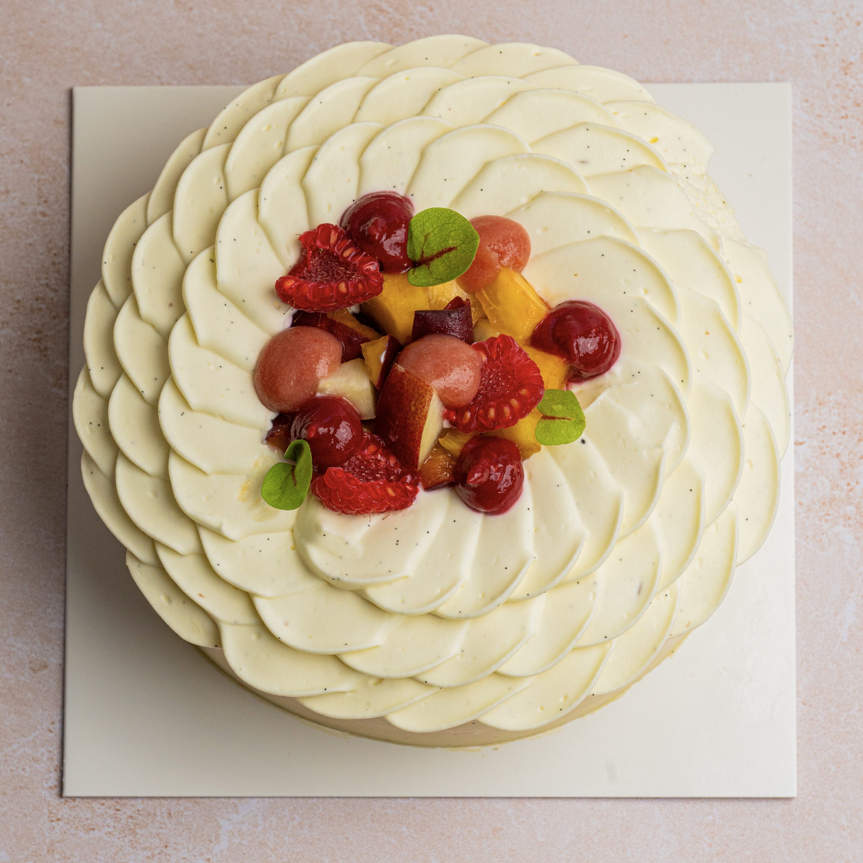 Entremet pêches-nectarines-framboises (à partir de 8h) – Image 2