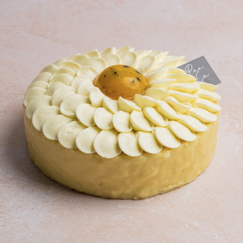 Entremet signature Pau&Coco Vanille Passion